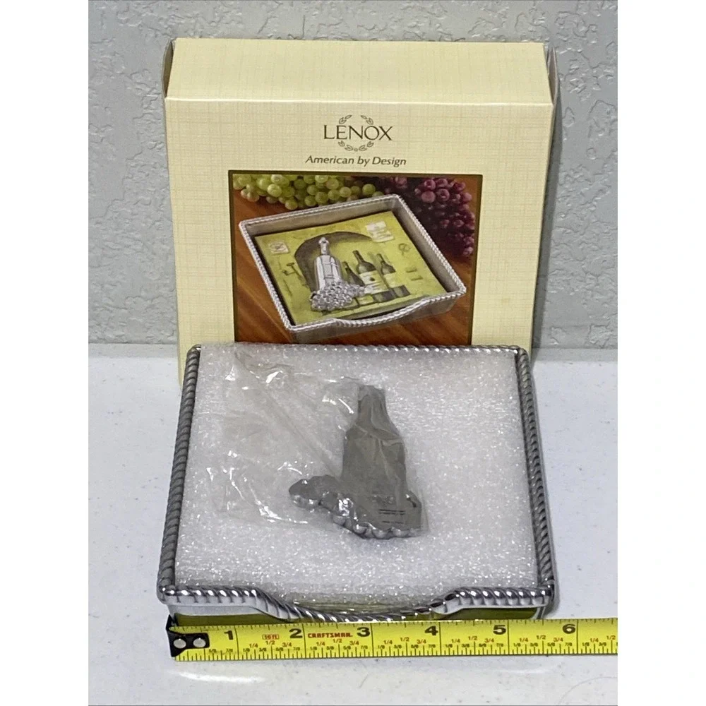 Lenox Napkin Box Holder Everyday Soiree 5.25